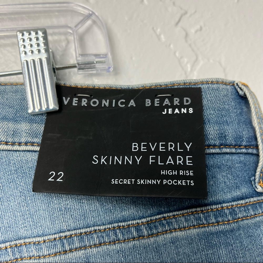 Veronica Beard Beverly High Rise Skinny Jeans 22 tall - Picture 3 of 12